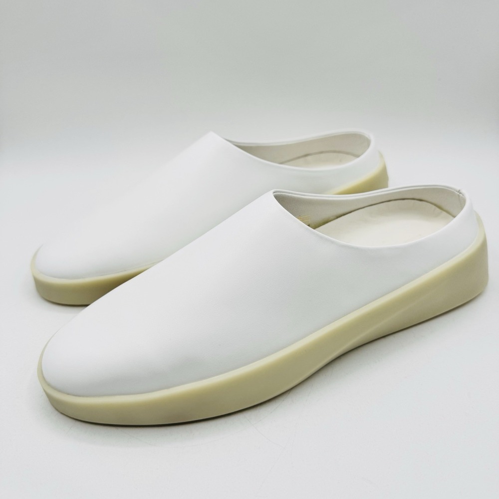 Wolf And Shepherd Cruise Mule Women's Size 9 White Vanilla Leather